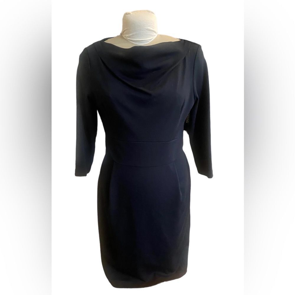 Women’s Cowl Neck Little Black Dress by Donna Morgan Size 12